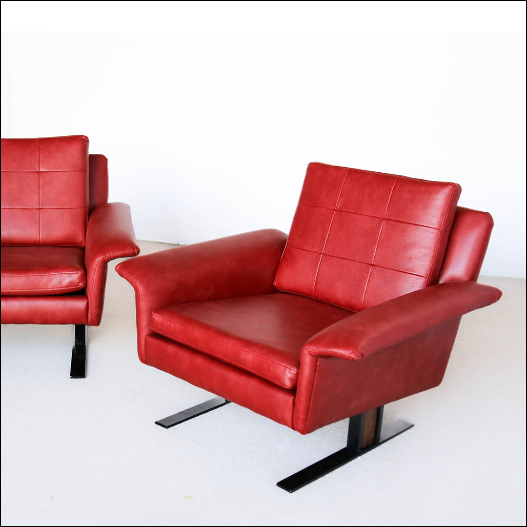 Two Italian Style MCM Armchairs