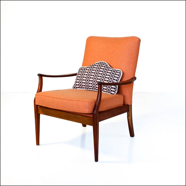 Sapele Frame Mid-century Armchair