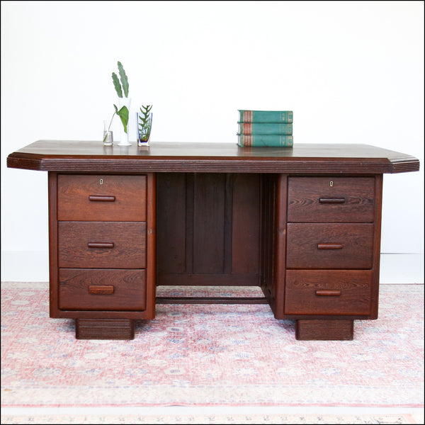 Large Partridge Wood Desk