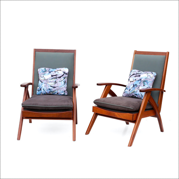 A Pair of Vintage Scandi Armchairs