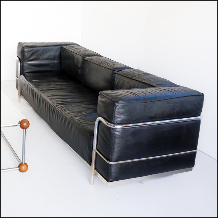 Vintage Le Corbusier LC3 Style Two-Seater