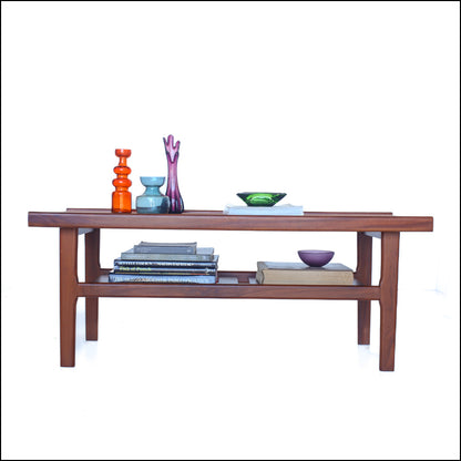 Scandinavian Modern Two Tier Coffee Table