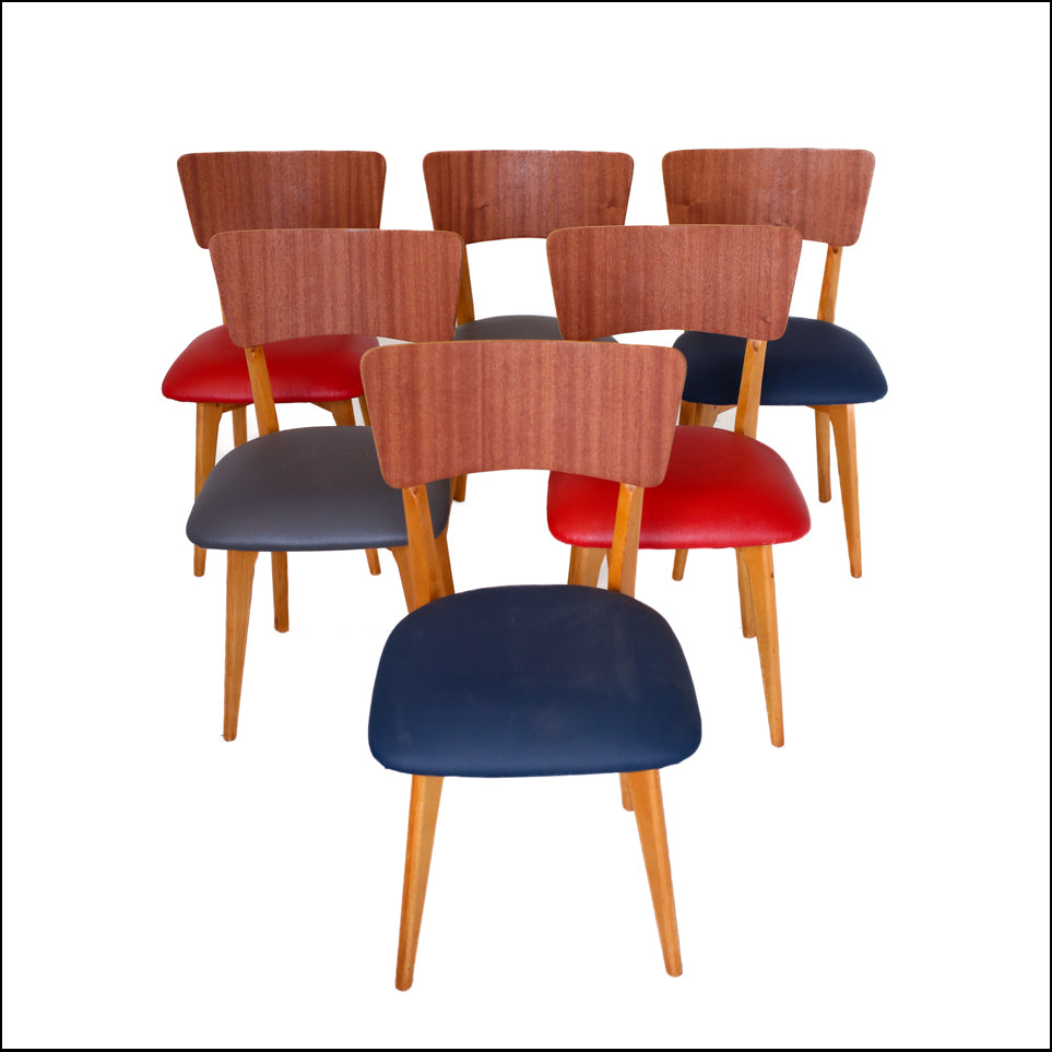 Six MCM Dining Chairs
