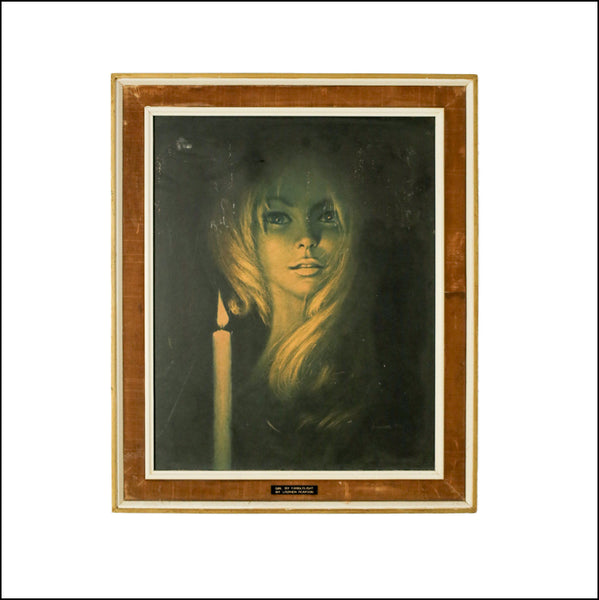 Framed Girl by Candlelight