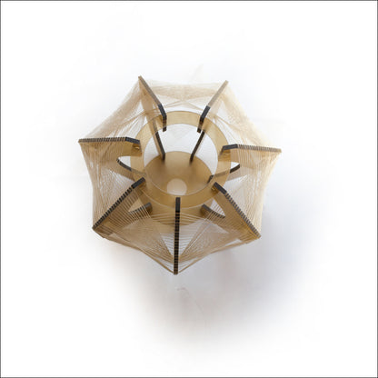 1970s Lucite Pendant Lamp Shade by Paul Secon