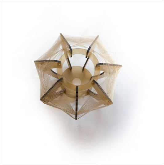 1970s Lucite Pendant Lamp Shade by Paul Secon