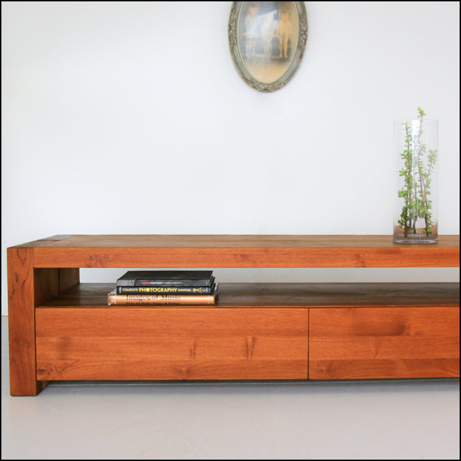 Solid Oak Console