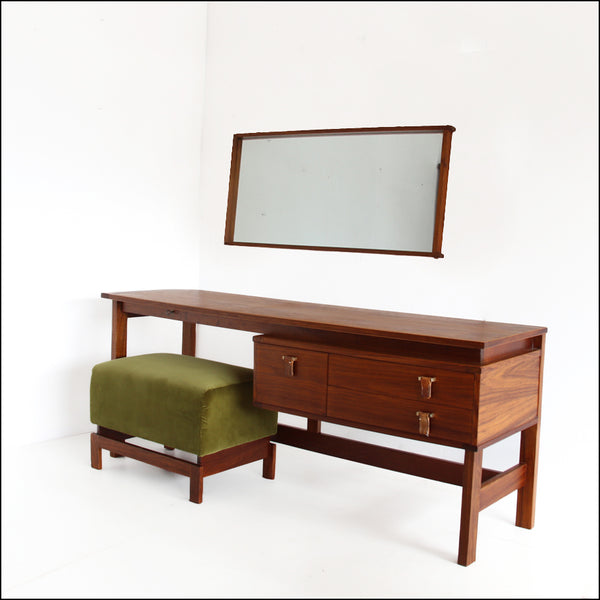 John Tabraham Dressing Table, Mirror and Stool