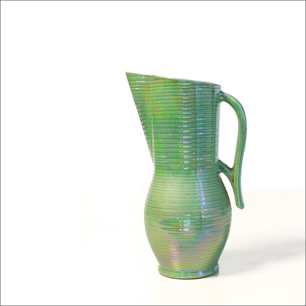A Crown Devon Flower Ewer