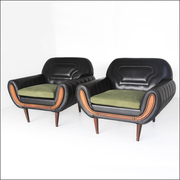 A Pair of Vintage Airflex Lounge Chairs