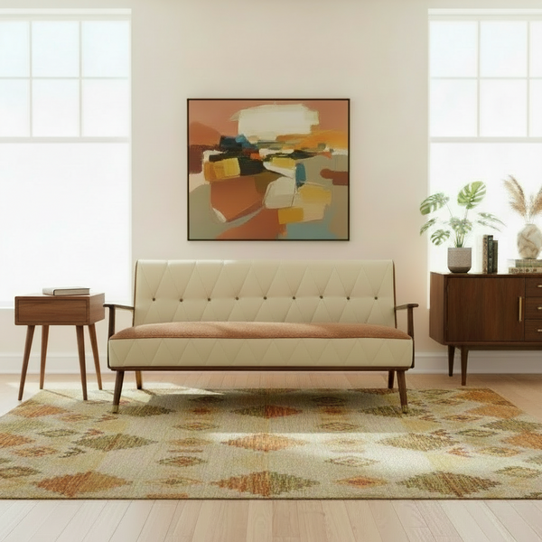 Mid-century Three Seater Sofa