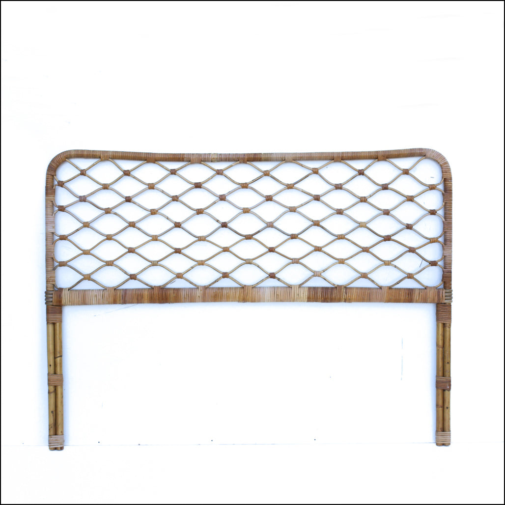 Cane Double Bed Headboard