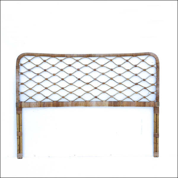 Cane Double Bed Headboard