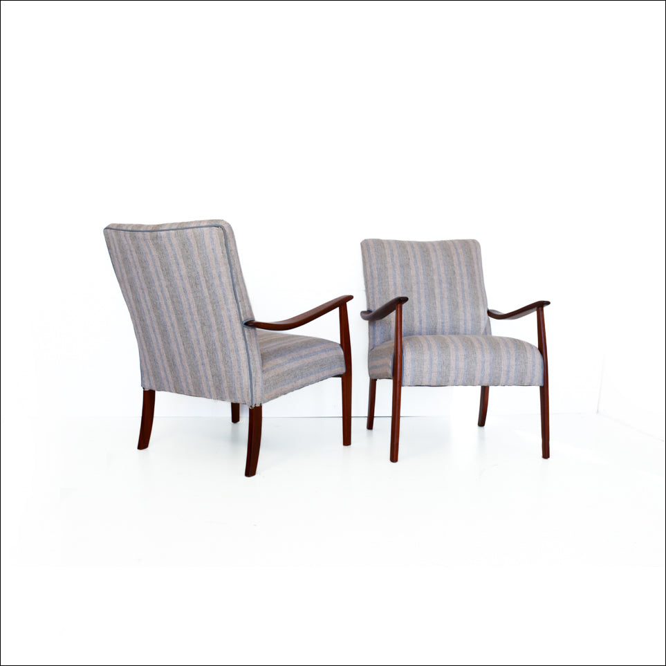 A Pair of Mid-century Modern Armchairs