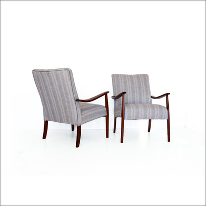 A Pair of Mid-century Modern Armchairs