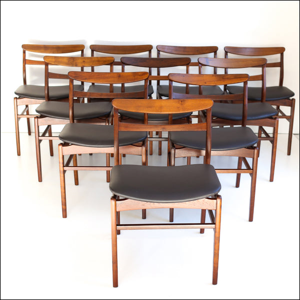 Set of 10 John Tabraham for DS Vorster Dining Chairs