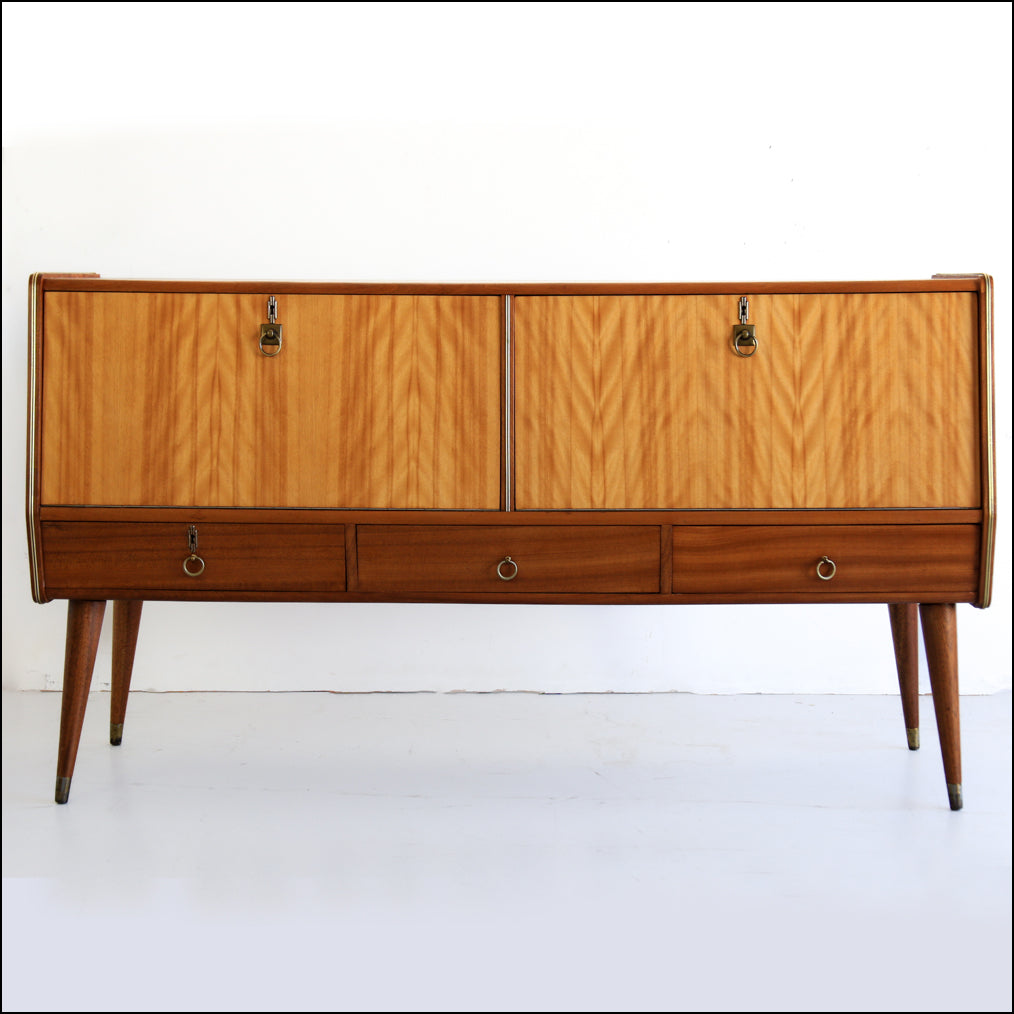 1960's Sideboard with Solid Wood Top