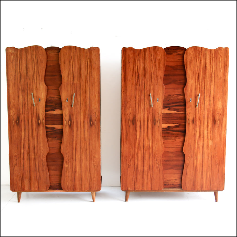 Mid-Century Kiaat Wardrobes - priced per unit