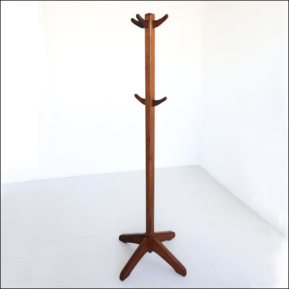 Solid Wood Vintage Coat and Hat Stand