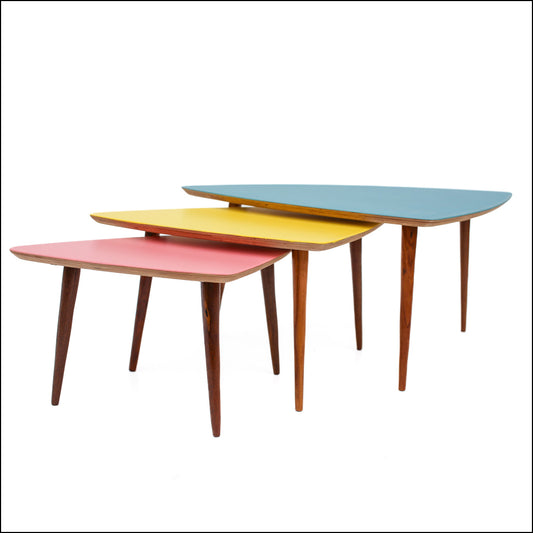 Caleb's Nest of Tables - three colours