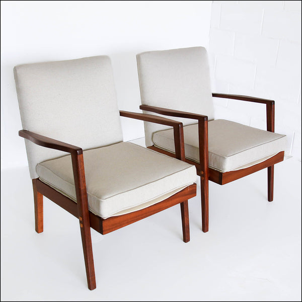 A Pair of Vintage Modern Armchairs