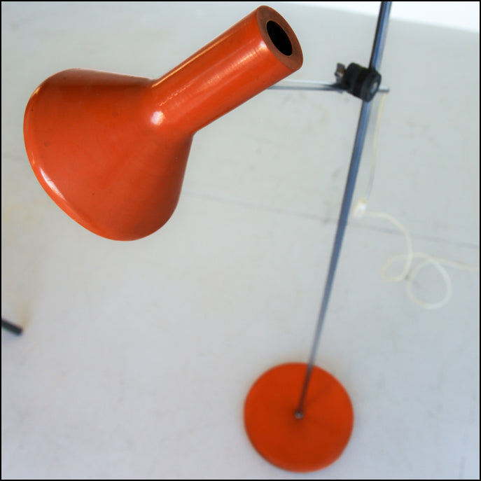 Orange 1970's Anglepoise Floor Lamp