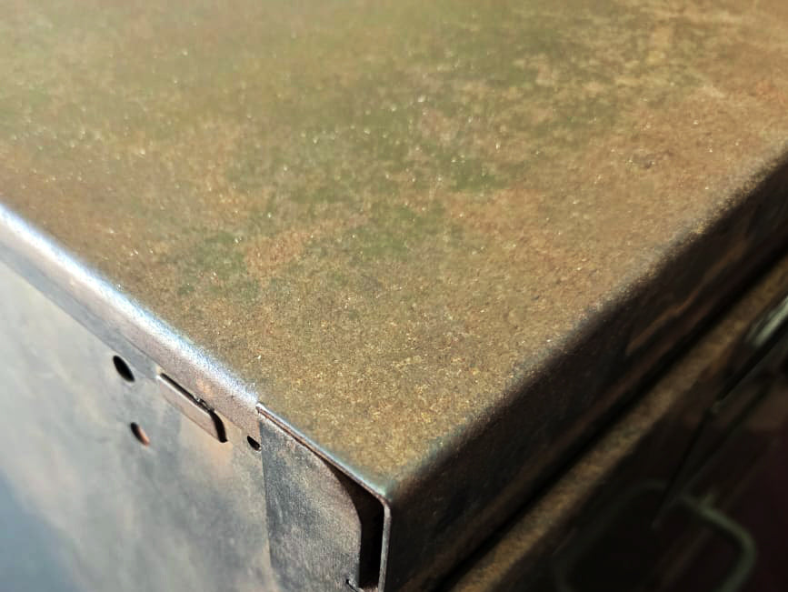 Industrial Style Filing Cabinet with a Safe