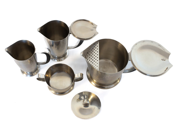 Four Piece Swedish Art Deco Tea Set