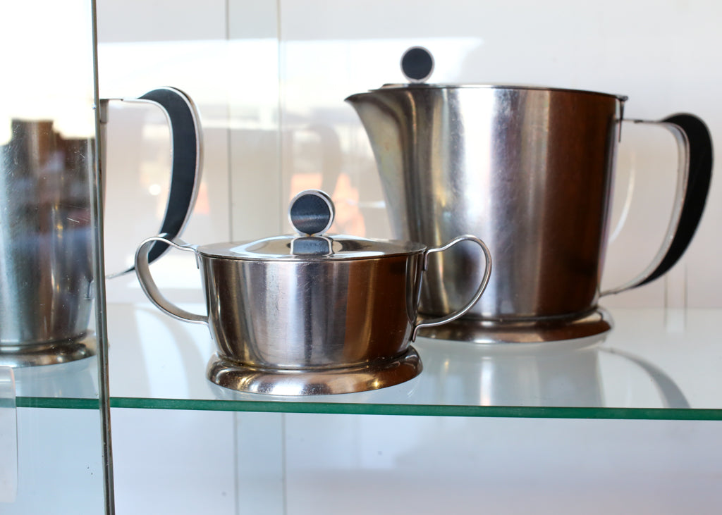 Four Piece Swedish Art Deco Tea Set