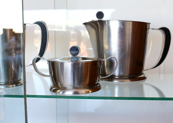 Four Piece Swedish Art Deco Tea Set