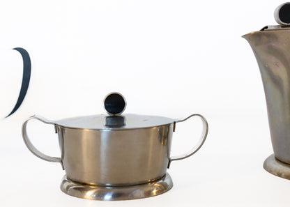 Four Piece Swedish Art Deco Tea Set