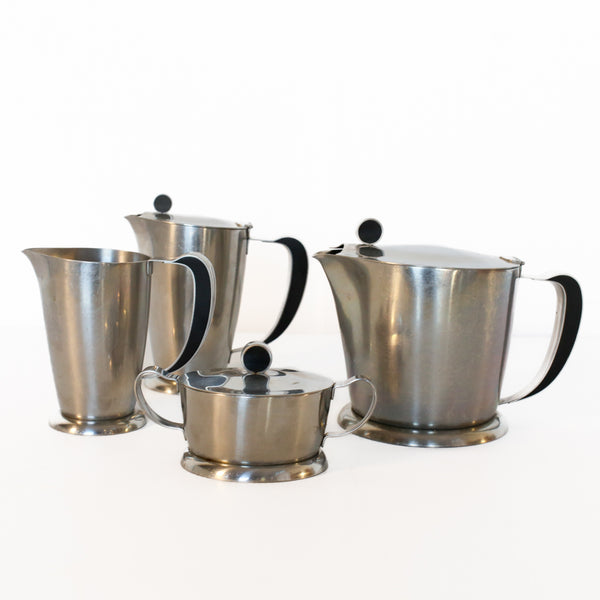 Four Piece Swedish Art Deco Tea Set