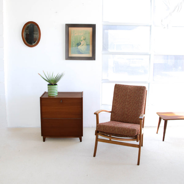 Mid-Century Modern Oak Armchair