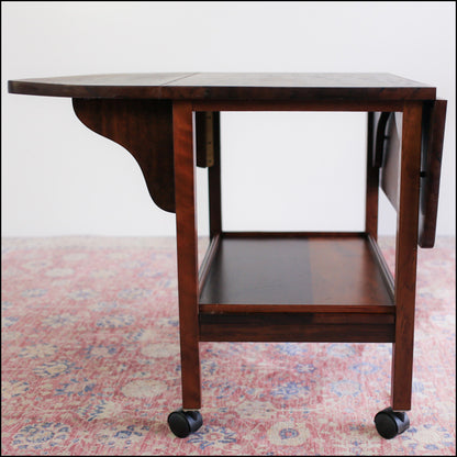 Binnehuis Solid Imbuia Serving Trolley