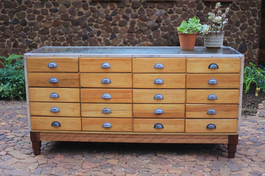 1950's Haberdashery Cabinet with 20 Drawers