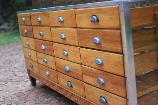 1950's Haberdashery Cabinet with 20 Drawers