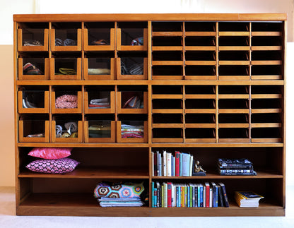 Large 1940's Brimble & Briggs Haberdashery Cabinet - 48 Drawers