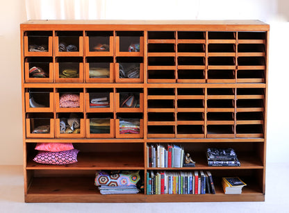 Large 1940's Brimble & Briggs Haberdashery Cabinet - 48 Drawers