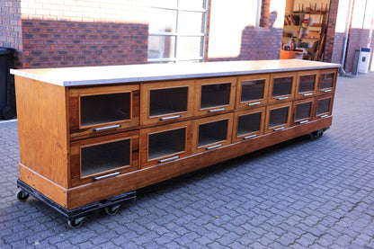 Massive Solid Wood Vintage Shop Counter