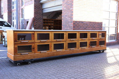 Massive Solid Wood Vintage Shop Counter