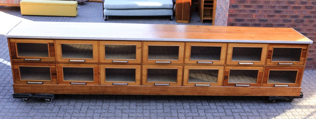 Massive Solid Wood Vintage Shop Counter