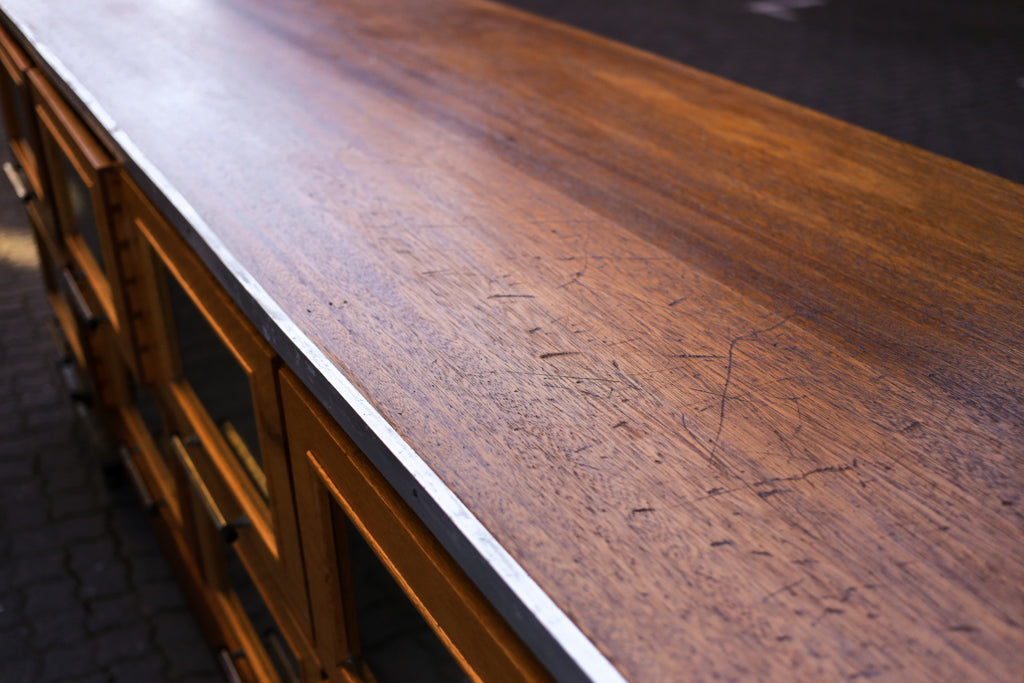 Massive Solid Wood Vintage Shop Counter