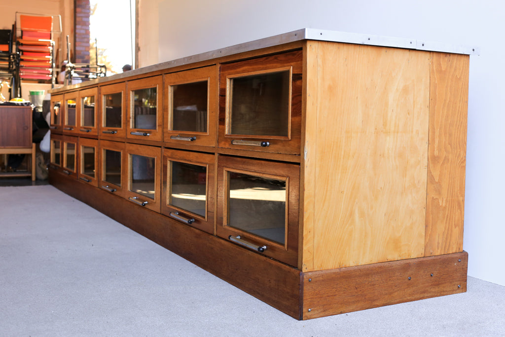 Massive Solid Wood Vintage Shop Counter