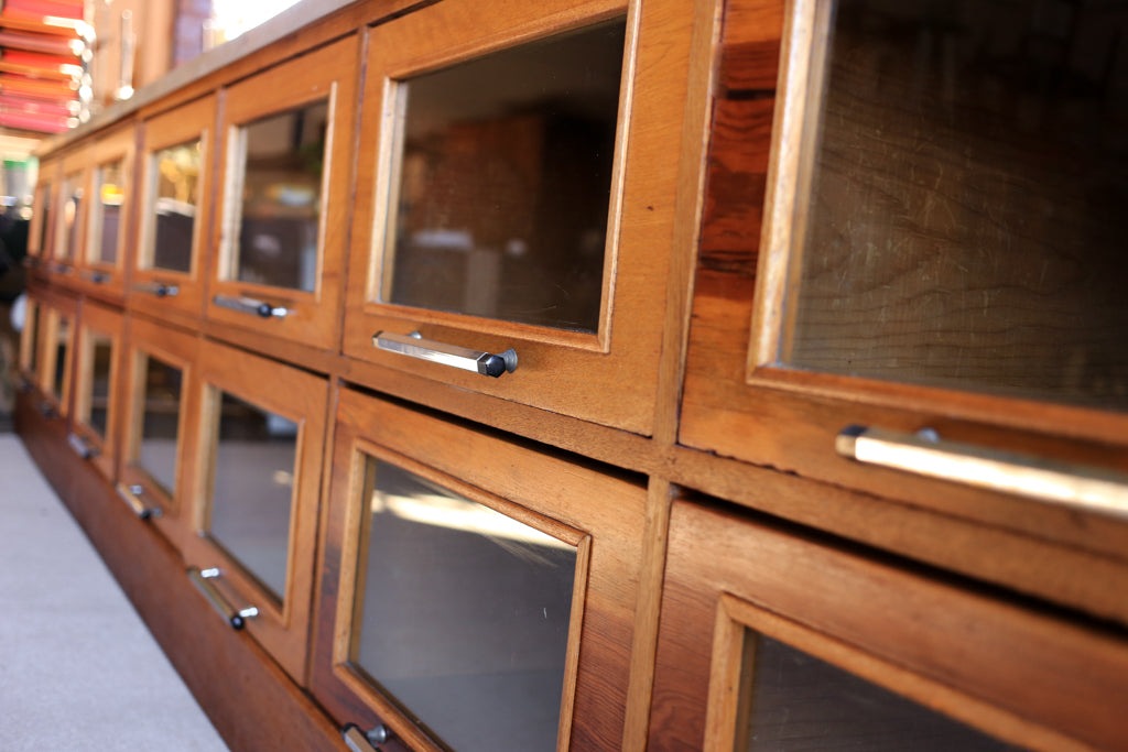 Massive Solid Wood Vintage Shop Counter