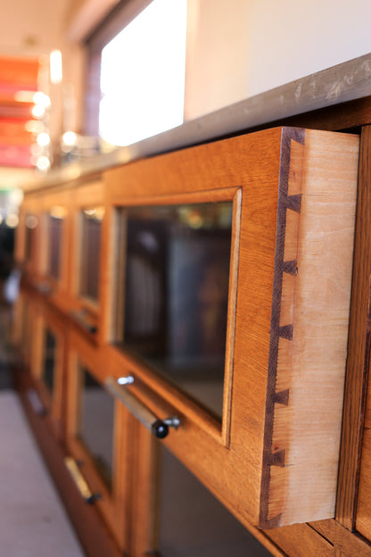Massive Solid Wood Vintage Shop Counter
