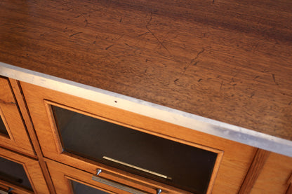 Massive Solid Wood Vintage Shop Counter