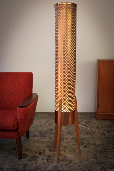 1960's Atomic Copper Lamp