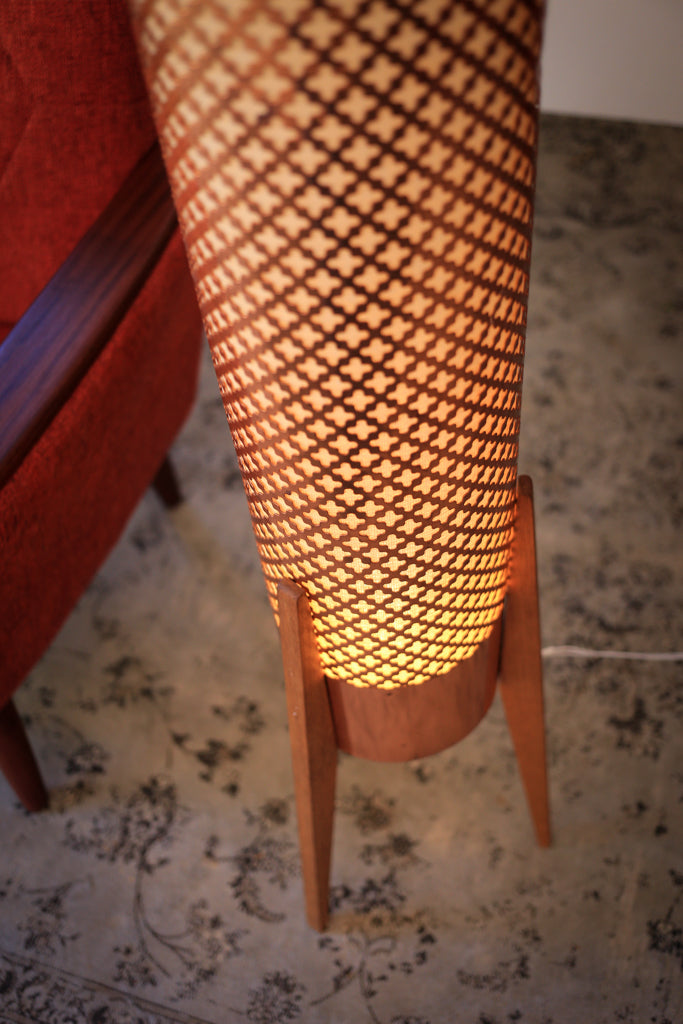 1960's Atomic Copper Lamp