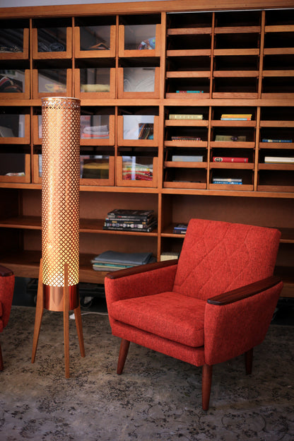 1960's Atomic Copper Lamp