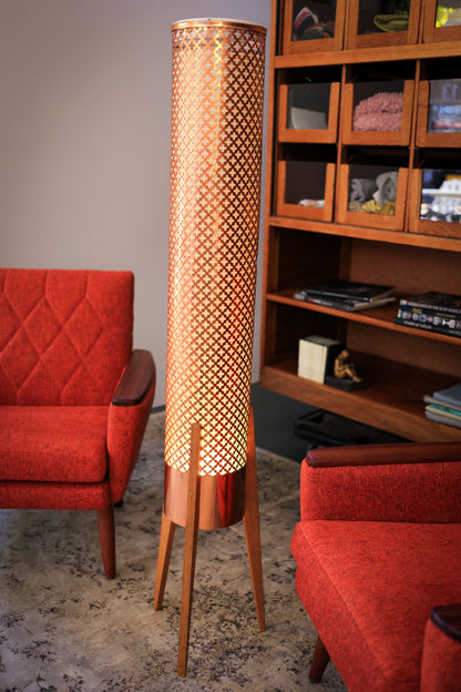 1960's Atomic Copper Lamp